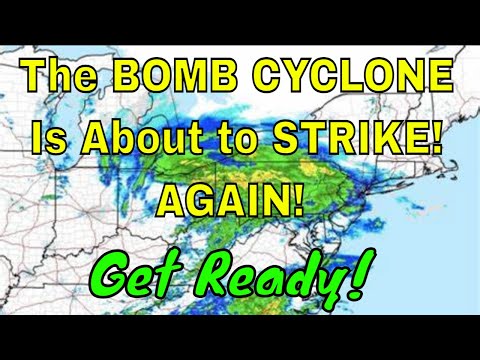 Getting Ready For The Bomb Cyclone Super Freeze Storm of The Century!