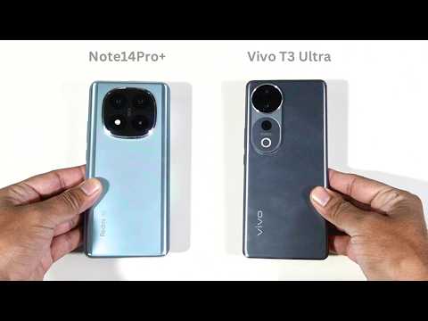 Redmi Note 14 Pro Plus vs Vivo T3 Ultra Speed Test and Camera Comparison