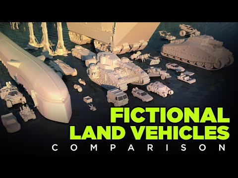 🚚 FICTIONAL Land VEHICLES | 3D Real Scale 🚗