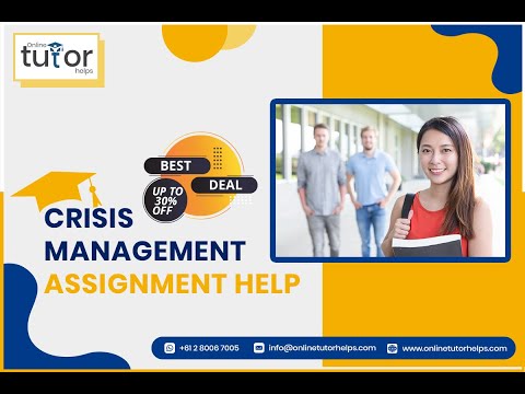 Crisis Management Assignment Help | Tips for Writing Crisis Management Assignment