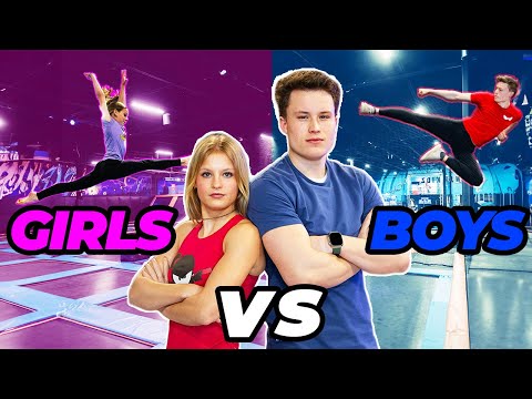 Boys VS Girls Super Ninja Challenge! *LOSER GETS PIED*