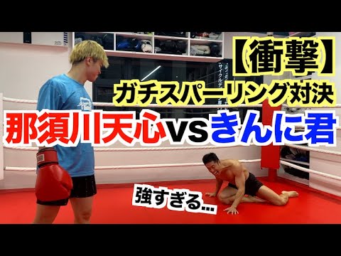 【衝撃の一発】那須川天心とボクシング対決。負ければガチのMAX腹パンチ！！