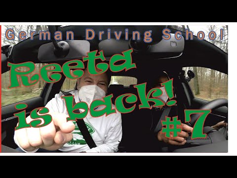 Reeta Video #7 - How is she doing after one month break?- German Driving School - Fahrschule English