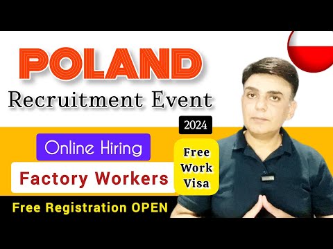 🇵🇱 Poland Work Permit Visa 2024 via Recruitment Event || Online Job Fair 2024 || Hindi / Urdu