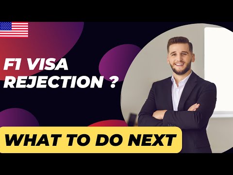 F1 Visa Rejection  What to do Next  | FI Visa | International Students | USA Immigration & Visa