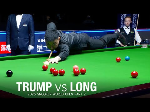 Judd Trump VS Long Zehuang 2025 Snooker World Open Part 2