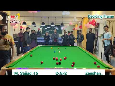 Snooker Deciding Frame 2_2 | Muhammad Sajjad Vs Zeeshan Shooter | Diamond Snooker Club Multan #final