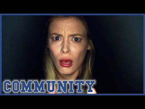 Britta Peeks Under Shirley's Skirt | Community