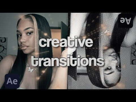 3 creative transitions tutorial || after effects