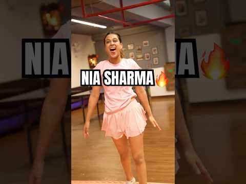 Nia sharma is holding a handstand all by her self #niasharma #laughterchefs #handstandhold #youtube