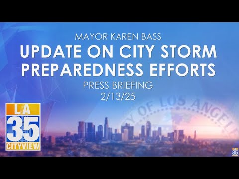 Update on City Storm Preparedness Efforts Press Briefing 2/13/25