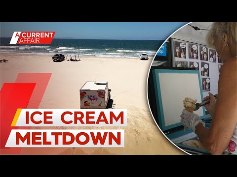 Controversial ice-cream van beach ban sends holidaymakers into meltdown | A Current Affair