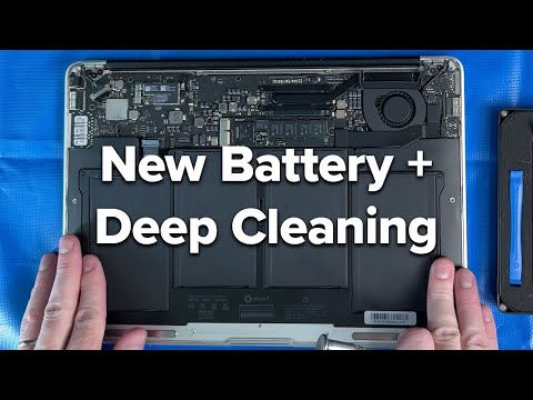 MacBook Air: Battery Replacement and Deep Cleaning (Safe and Easy)