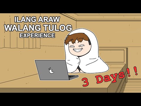 ILANG ARAW WALANG TULOG EXPERIENCE | Pinoy Animation