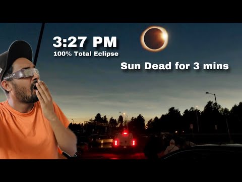 Total Solar Eclipse 2024 Canada | Travelled 1400 Kms for “Once in a Lifetime Event” 🇨🇦