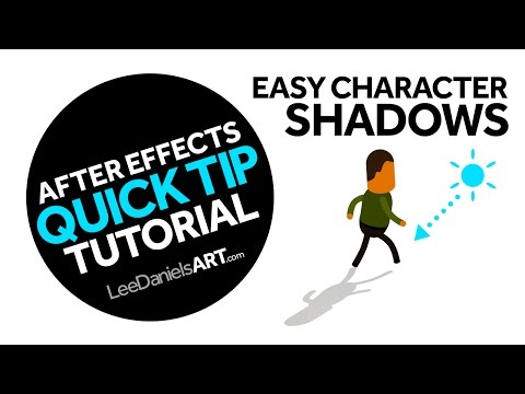 After Effects Tutorial | QUICK TIP | Easy Character Shadows