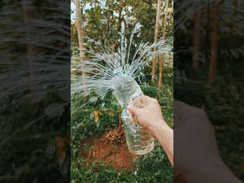 With Trending bottle of water drops