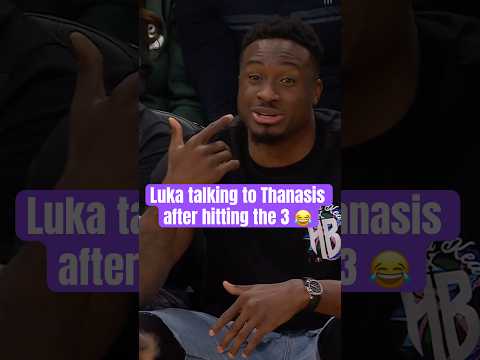 Luka & Thanasis had words 🤣