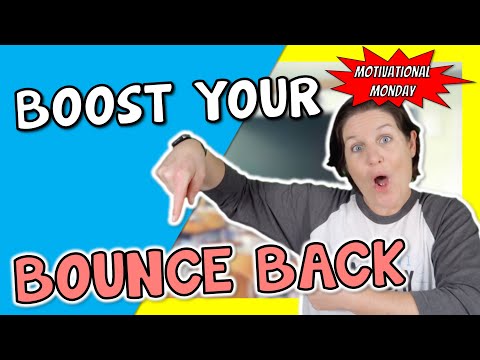 Boost YOUR BOUNCE BACK Speed" -  [Motivation For ELEMENTARY STUDENTS]