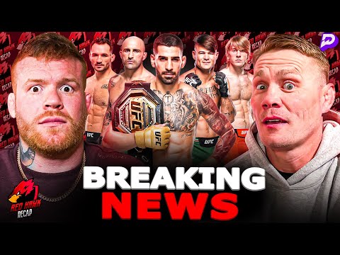 Ilia Topuria VACATES Title, Dana White HUGE UFC 314/315 News, Riggs RETURNS! Red Hawk Recap Ep 175