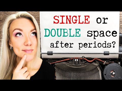 How Many Spaces After a Period? English Punctuation Single or Double Space Rule