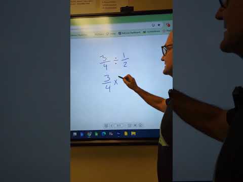 How to Divide Fractions #math #maths