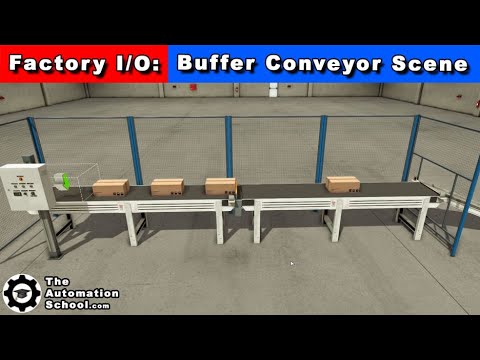 Buffer Conveyor Control Scene from Factory I/O