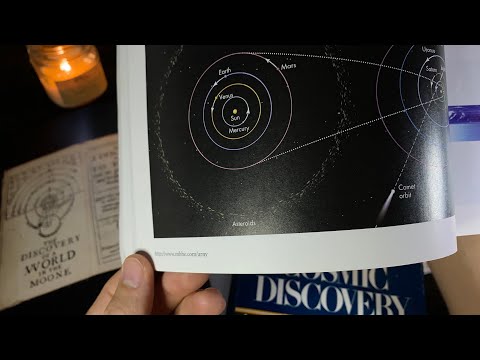 (2 Hr) New Astronomy/Space Books | (Thunderstorm) Soft-Spoken ASMR