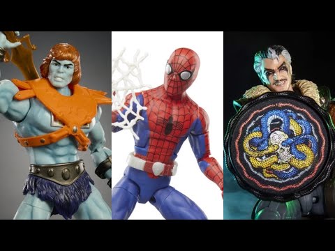 New Marvel Legends Spider-Man 77, MOTU Faker, Gijoe Crystal Ball figures available at Titan Toyz