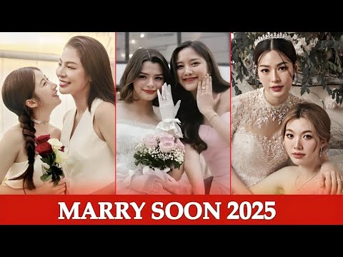 TOP 10 THAI GL ACTRESS WHO GOT MARRIED 2025 | FREEN SAROCHA | BECKY ARMSTRONG | ENGFA WARAHA