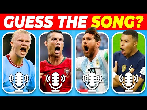 LIVE 🔴(FULL) Guess Player Who Owns SONG and EMOJI🎼Ronaldo Song, Messi Song (with music)