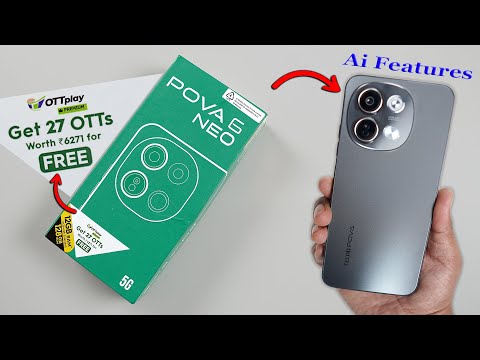 TECNO POVA 6 Neo Unboxing, Camera Samples, Gaming Test & Review in Hindi | TECNO POVA 6 Neo 5G Ai