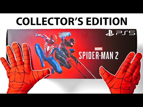 Unboxing MARVEL'S SPIDER-MAN 2 Collector's Edition [PS5] - 19 inches of Venom