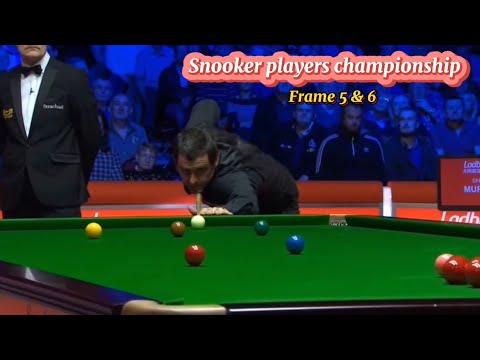 Snooker player championship Ronnie O’Sullivan Vs Murphy ( frame 5 & 6).