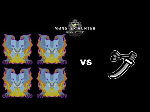 Monster Hunter World - Longsword vs. Tempered Lunastra - A Four Hunt Showdown