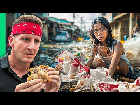 The Philippines Heartbreaking Street Food!! Garbage Can Chicken / Pag Pag!!