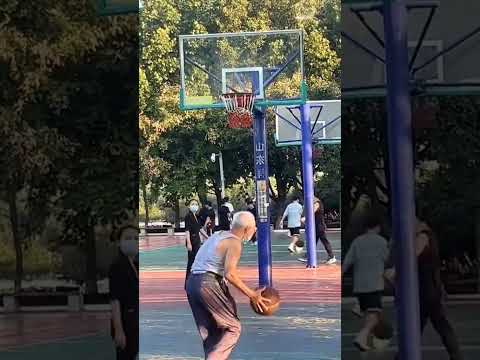 Old man hooping 😭🔥#kaicenatreacts #basketball #kaicenatreaction #nba #musicreaction