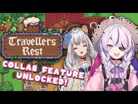 Running a Tavern with Reimu senpai!! - Travellers Rest【NIJISANJI EN | Maria Marionette】