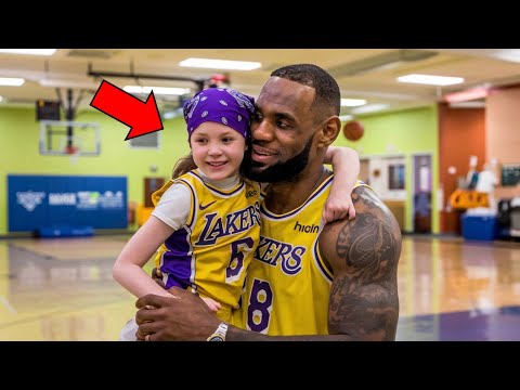 LeBron James Hugs Girl Just Before Her Dying! The Reason Will Make You Cry