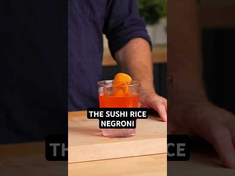 🍣 Sushi Rice Negroni, yes that's right...