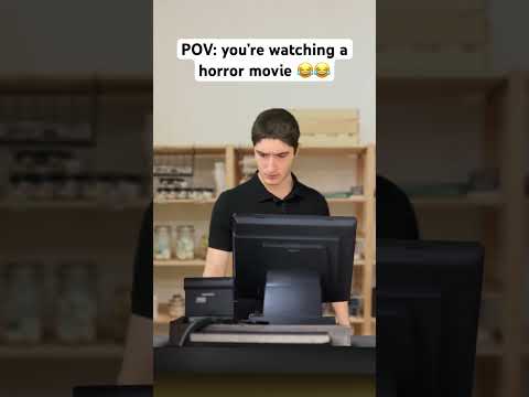 Horror movie trailers be like #shorts #funny #comedy