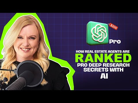 How AI Ranks Real Estate Agents | O1 Pro Deep Research Revealed | Elite Agent