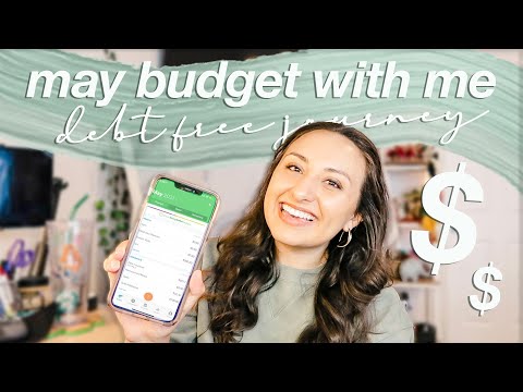 MAY BUDGET WITH ME | debt free journey 2021