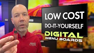 DIY Digital Menu Boards for Restaurants