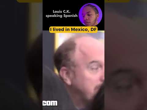 Louis C.K. speaking SPANISH - guess where he learned