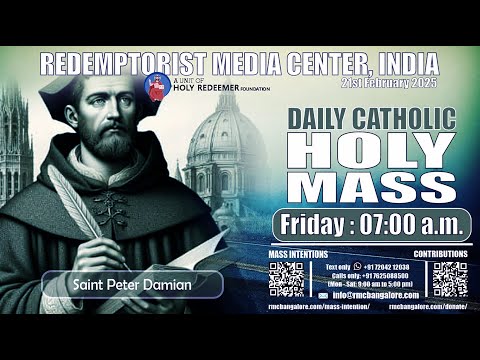 Catholic Holy Mass - 21st  February, 2025 | Friday