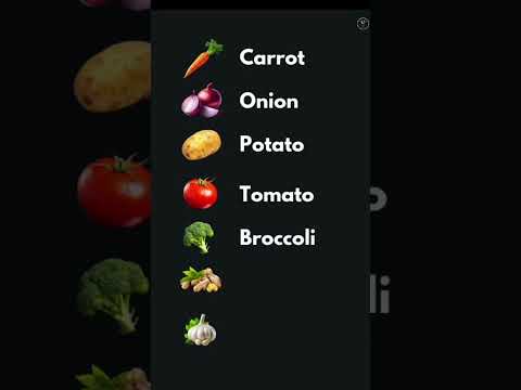 Do you know how to say the names of these vegetables in English?#DailyStudyCheckIn #PracticalEnglish