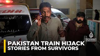 Rescued hostages share harrowing details of deadly Pakistan train hijack