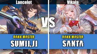 Sumii,ji (Lancelot) Vs Santa (Vikala) | Granblue Fantasy Versus: Rising High Level Replay