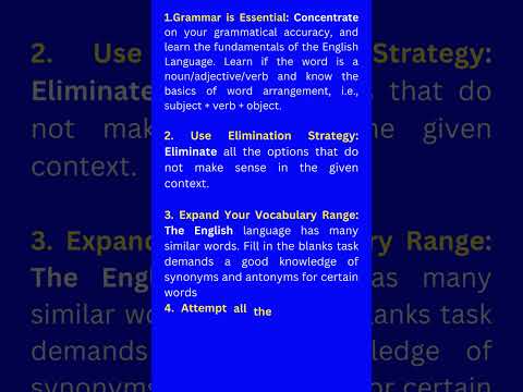 #Tips and Trics for PTE Fill in the Blanks Reading and Writing.#classes 99555-90499